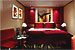 View description of an interior stateroom