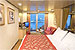 View description of a balcony stateroom